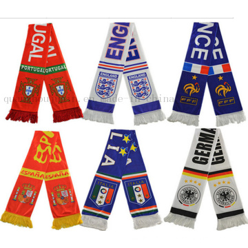 OEM Sport Football Club Fan Shawl Scarf for Promotional Gift